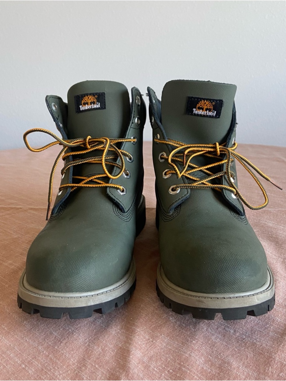 Timberland Olive Green Waterproof Women’s Size 6 Boots
